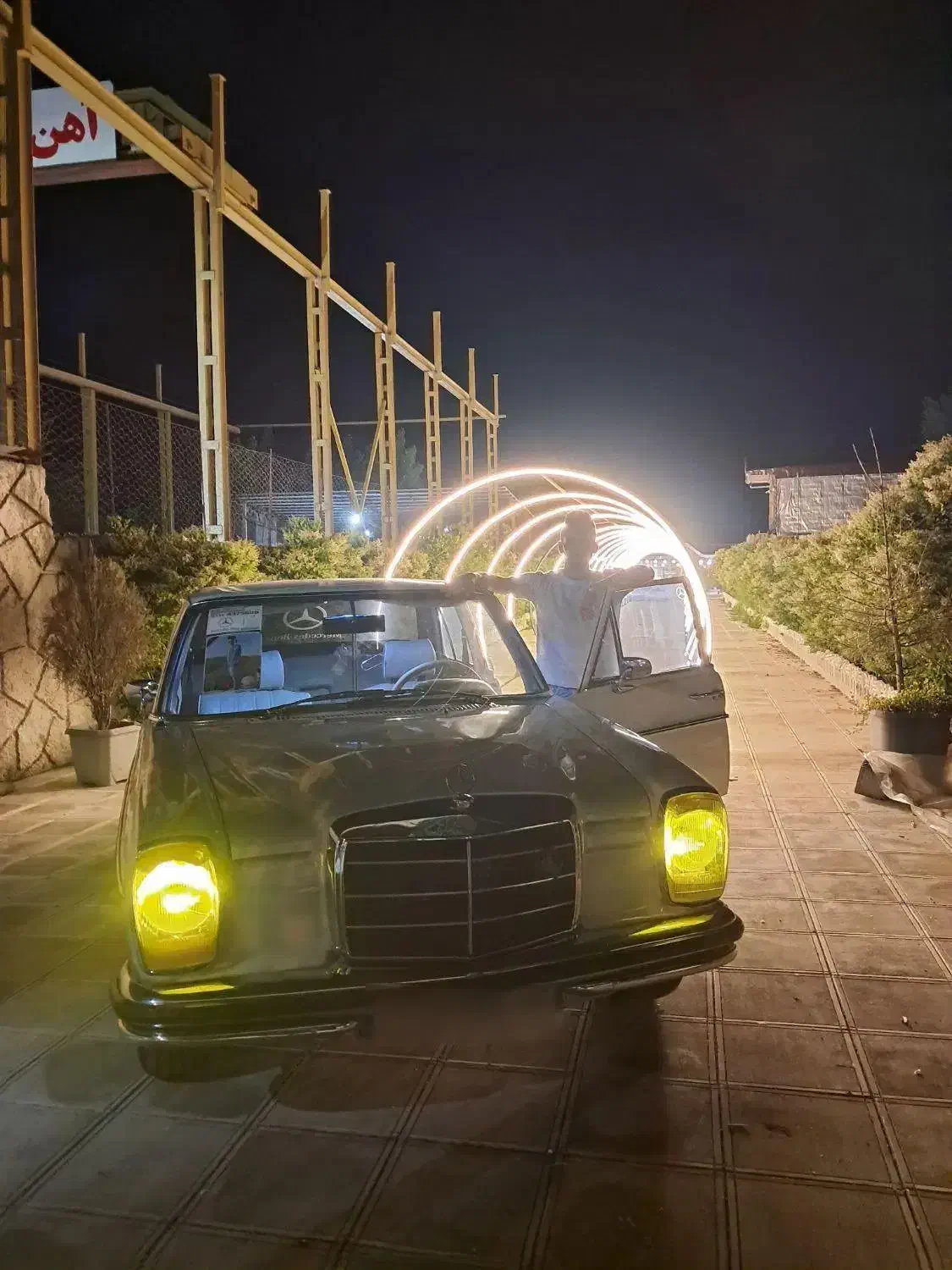 بنز۲۲۰معماری|خودرو کلاسیک|سنگر, |دیوار