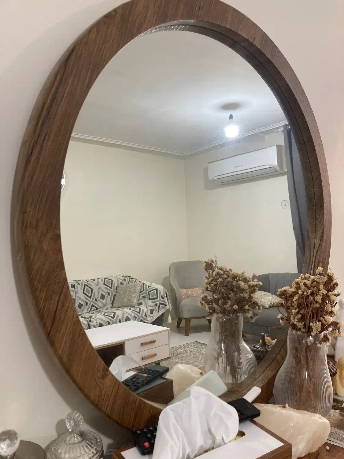 فروش اینه گرد قاب وکیوم|آینه|اهواز, کوروش|دیوار