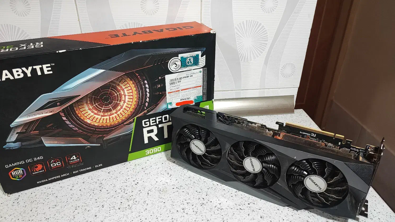 کارت گرافیک 3090 گیگابایت OC 24gig|قطعات و لوازم جانبی رایانه|اصفهان, خلجا|دیوار
