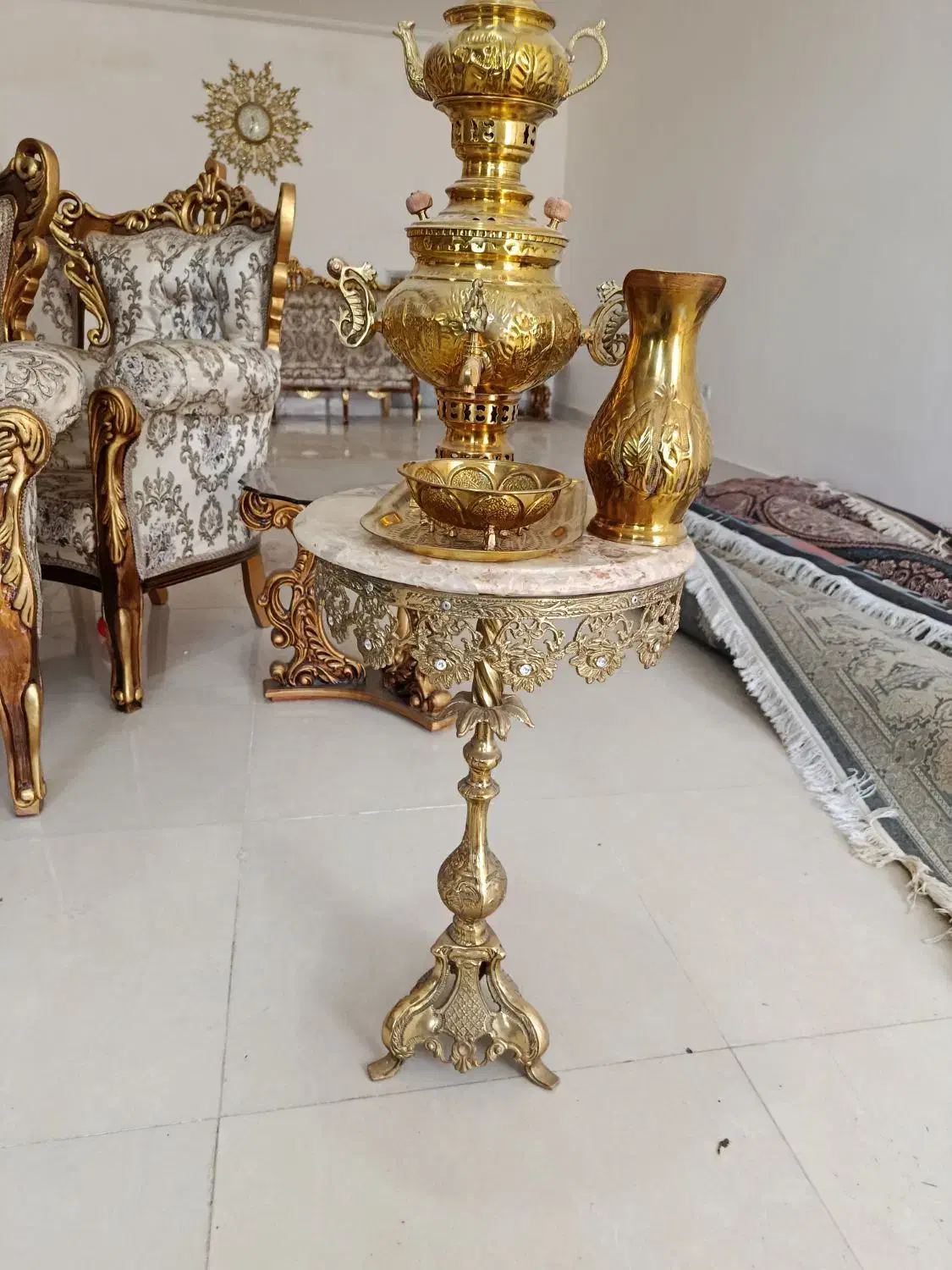 سماور و میز خاطره سطل اشغال جا دستمال کاغذی|ساعت دیواری و تزئینی|بروجرد, |دیوار