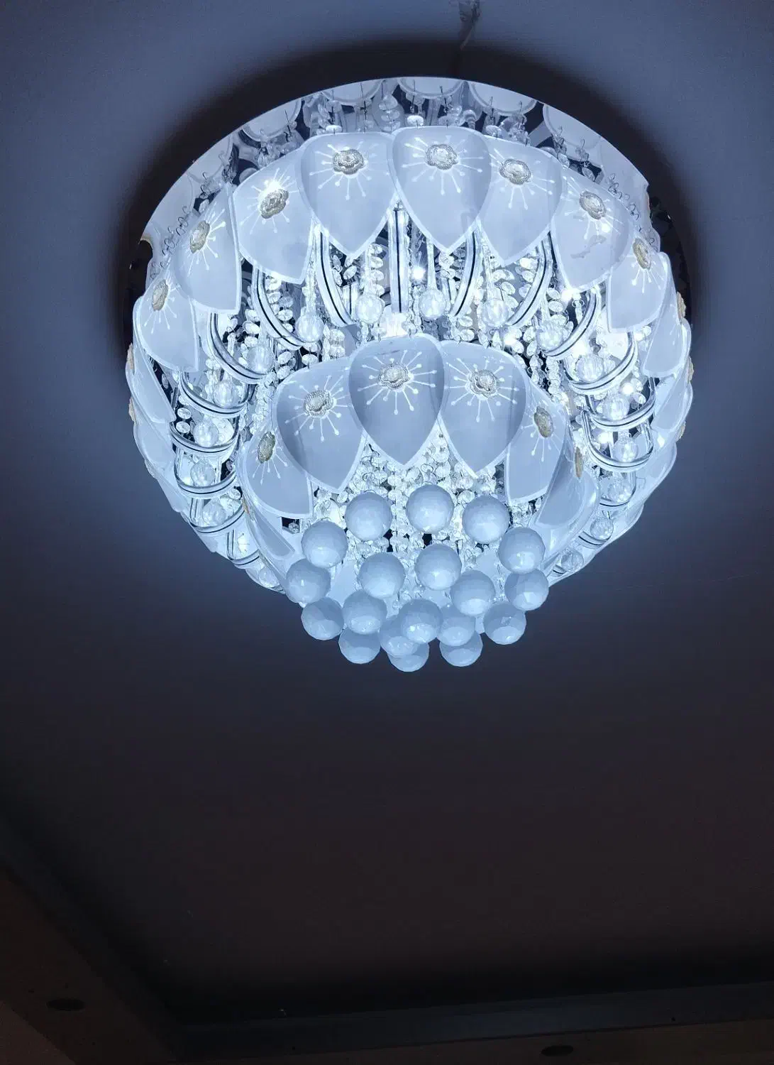 لوستر سقفی کریستالی|لوستر و چراغ آویز|پردیس, فاز ۱|دیوار