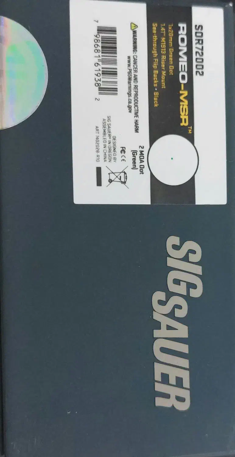 رد دات سیگ ساور (Green Dot)Sig sauer Romeo-MSR|تجهیزات ورزشی|دوگنبدان, |دیوار