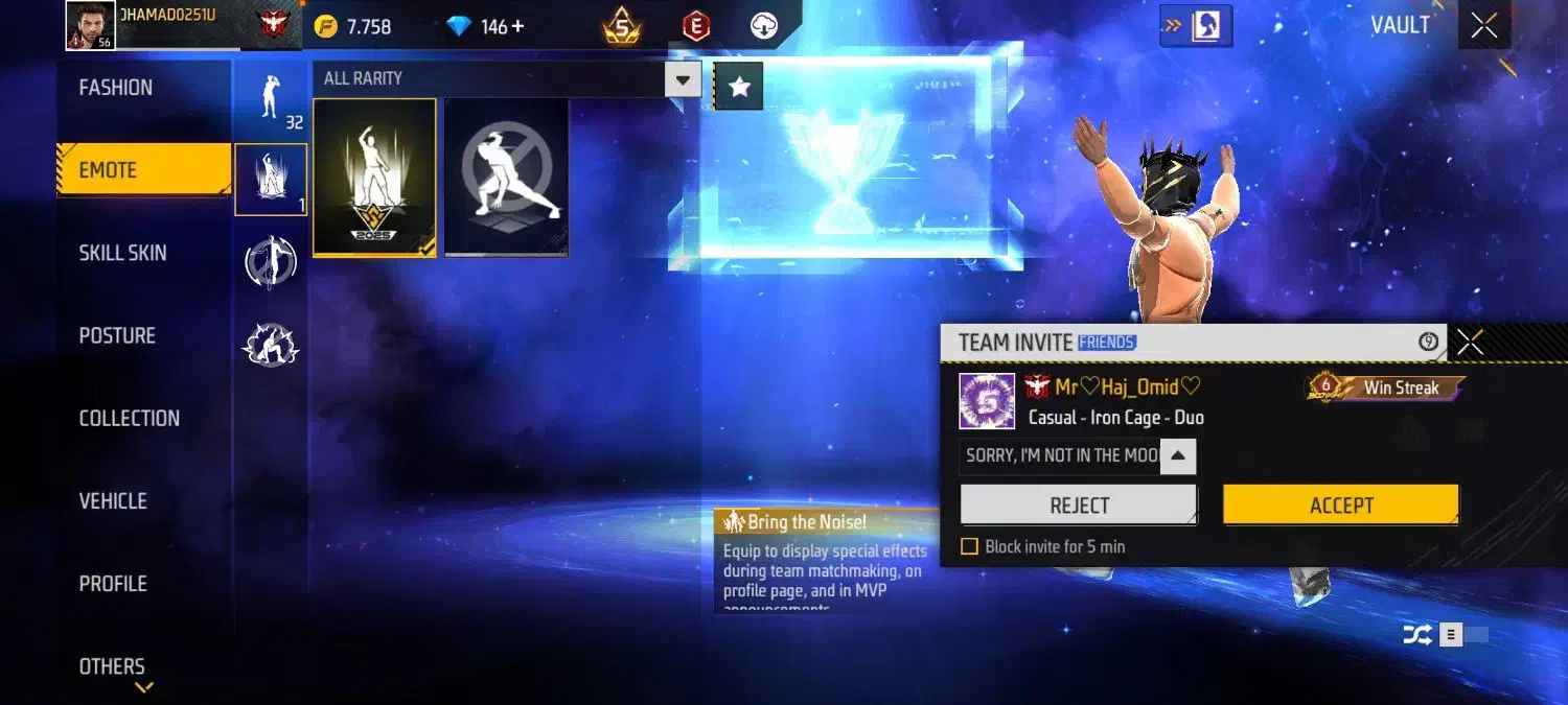 اک فری فایر سیو جیمیل پرایم ۵|کنسول، بازی ویدئویی و آنلاین|قم, شاه احمد قاسم|دیوار