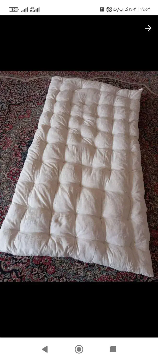 سه عدد کناره باروکش همراه با یک تشک یک نفره|تشک تختخواب|زرند, |دیوار