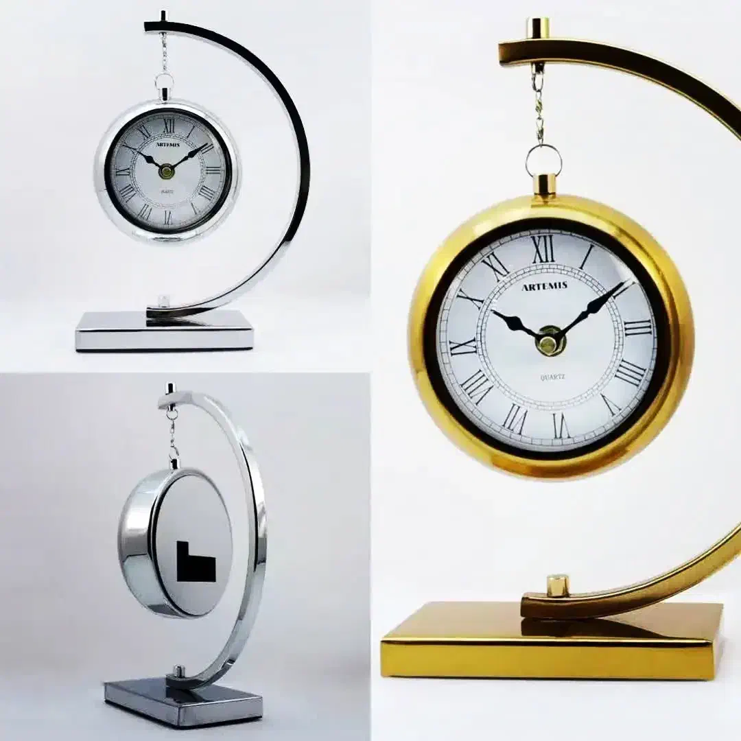 ساعت رومیزی فلزی جنس درجه یک|ساعت دیواری و تزئینی|اندیمشک, |دیوار
