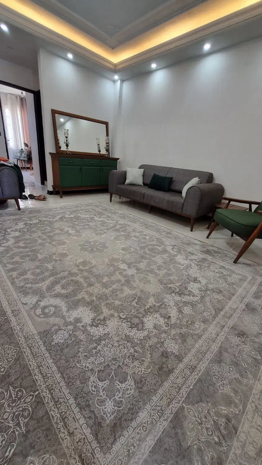 ۲تخته فرش نو|فرش|چهارباغ, |دیوار