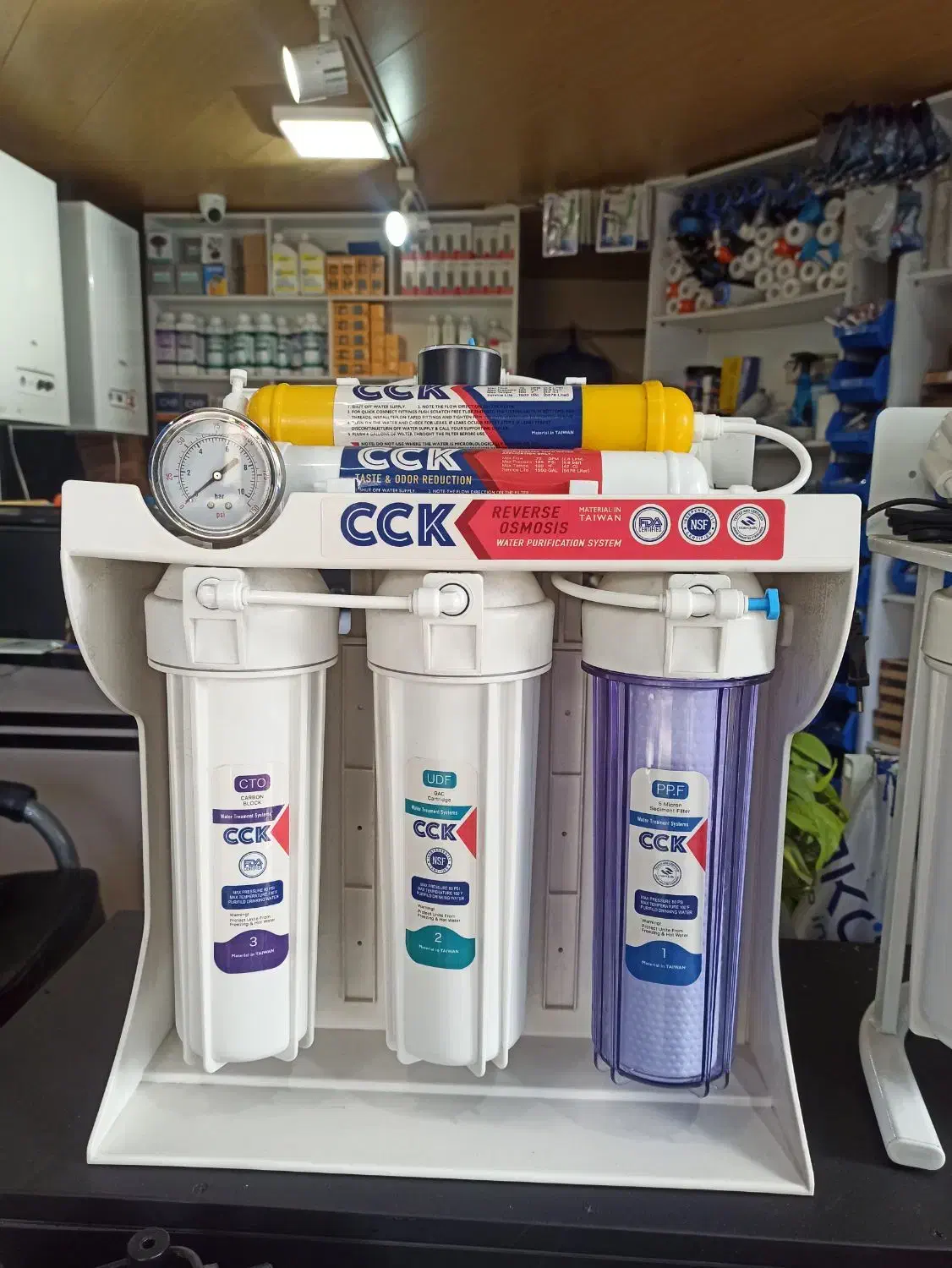 تصفیه آب ۶ مرحله سی سی کا|آبسردکن و تصفیه آب|تنکابن, |دیوار