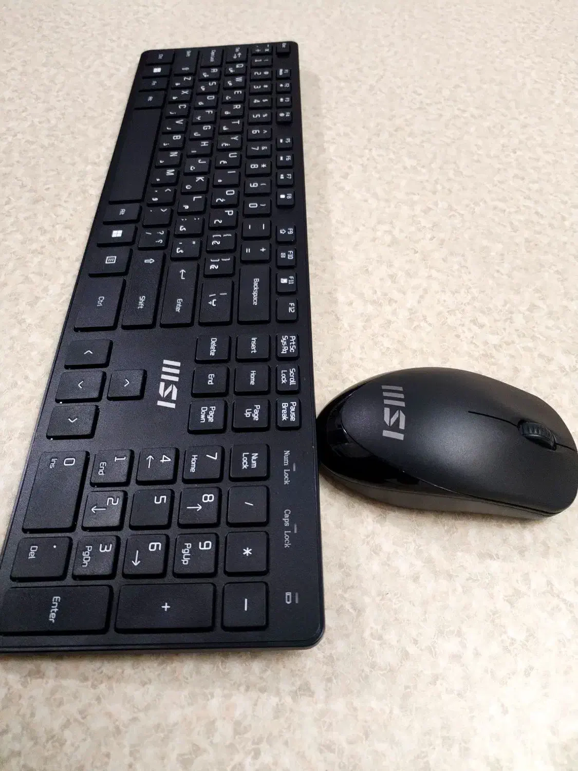 موس و کیبورد بی سیم msi مدل RF1430|قطعات و لوازم جانبی رایانه|تهران, باغ خزانه|دیوار