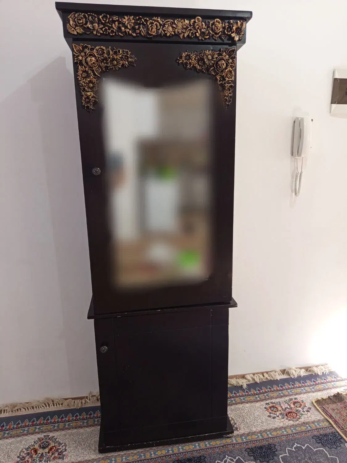 جاکفشی ایستاده آویزدار|جاکفشی، کمد، دراور|میانه, |دیوار