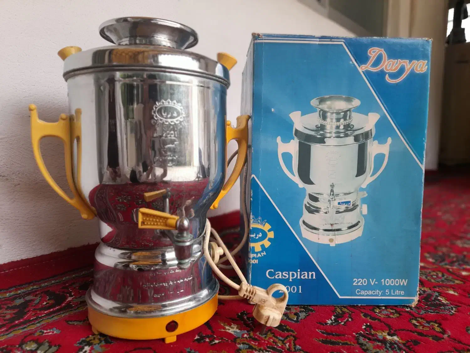 سماور برقی ۵ لیتری|سماور، چای‌ساز، قهوه‌ساز|لنگرود, |دیوار