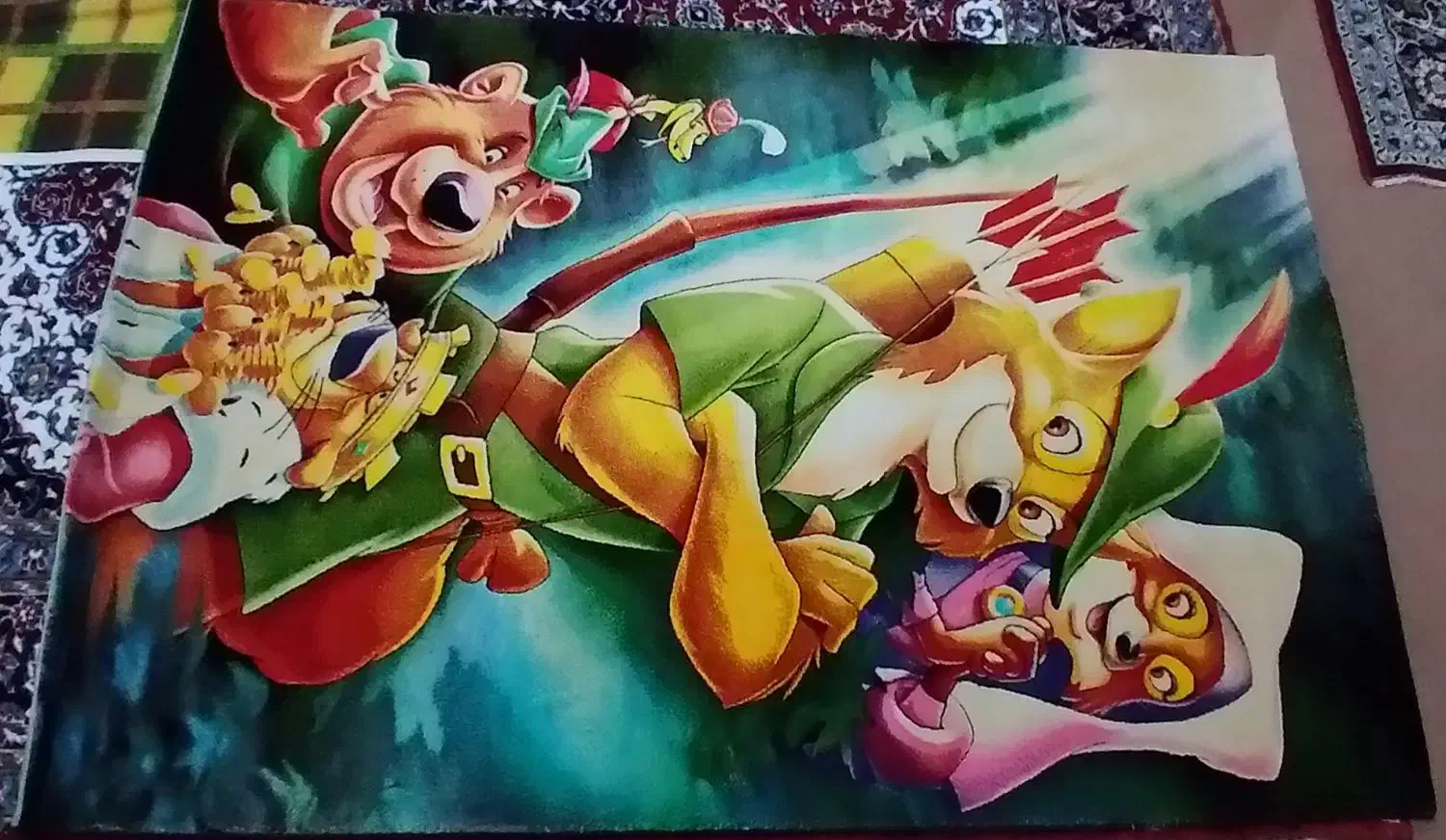 فرش ۲در۲|فرش|سراب, |دیوار