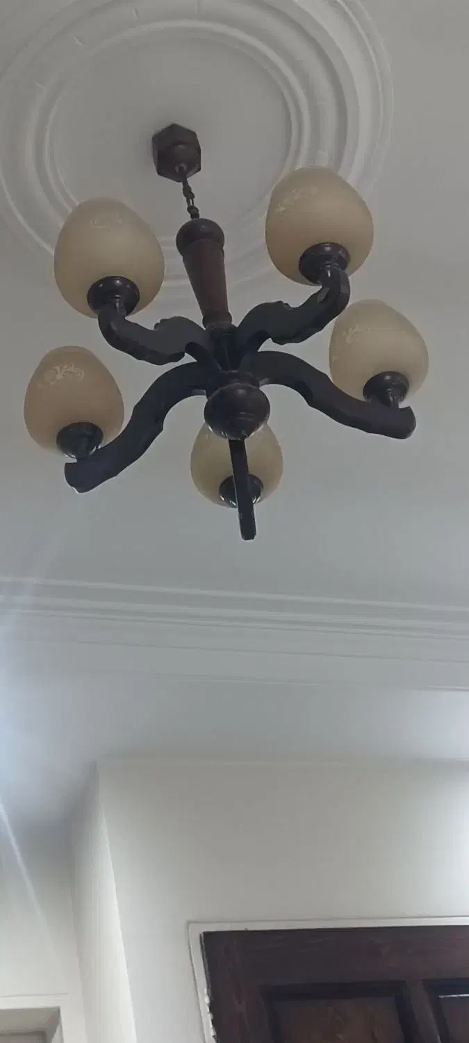 لوستر ۵شعله|لوستر و چراغ آویز|تهران, مینای شمالی (مخبر)|دیوار