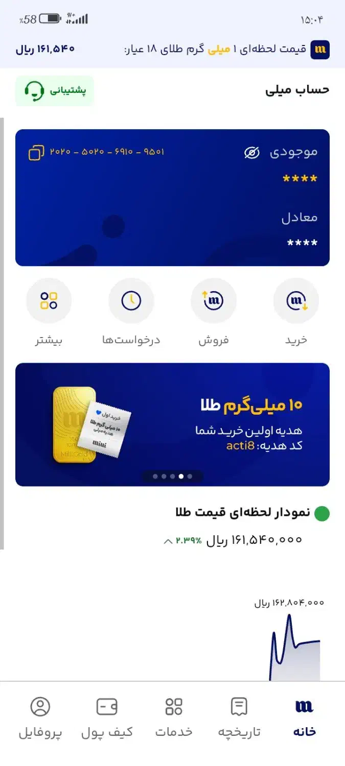 به میلی ثبت نام کن پول بگیر|کارت هدیه و تخفیف|اردبیل, |دیوار