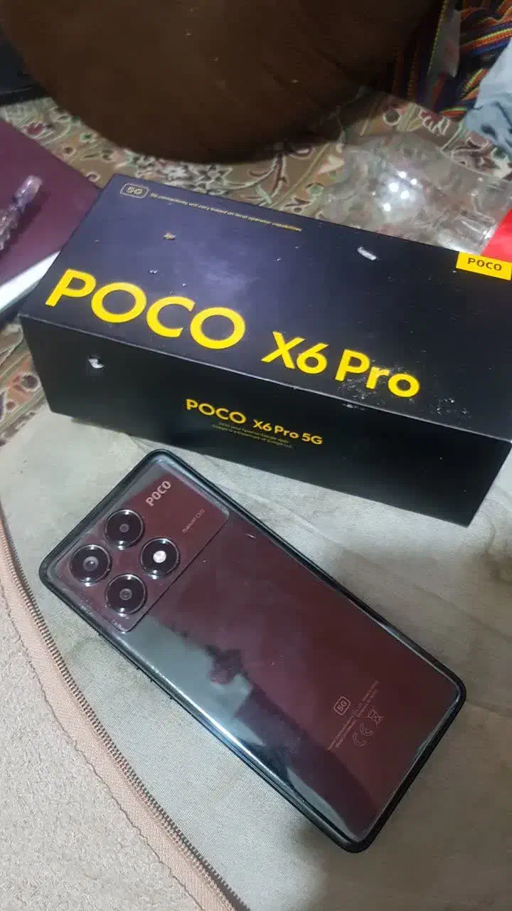 پوکو x6proحافظ 512|موبایل|قم, پردیسان|دیوار