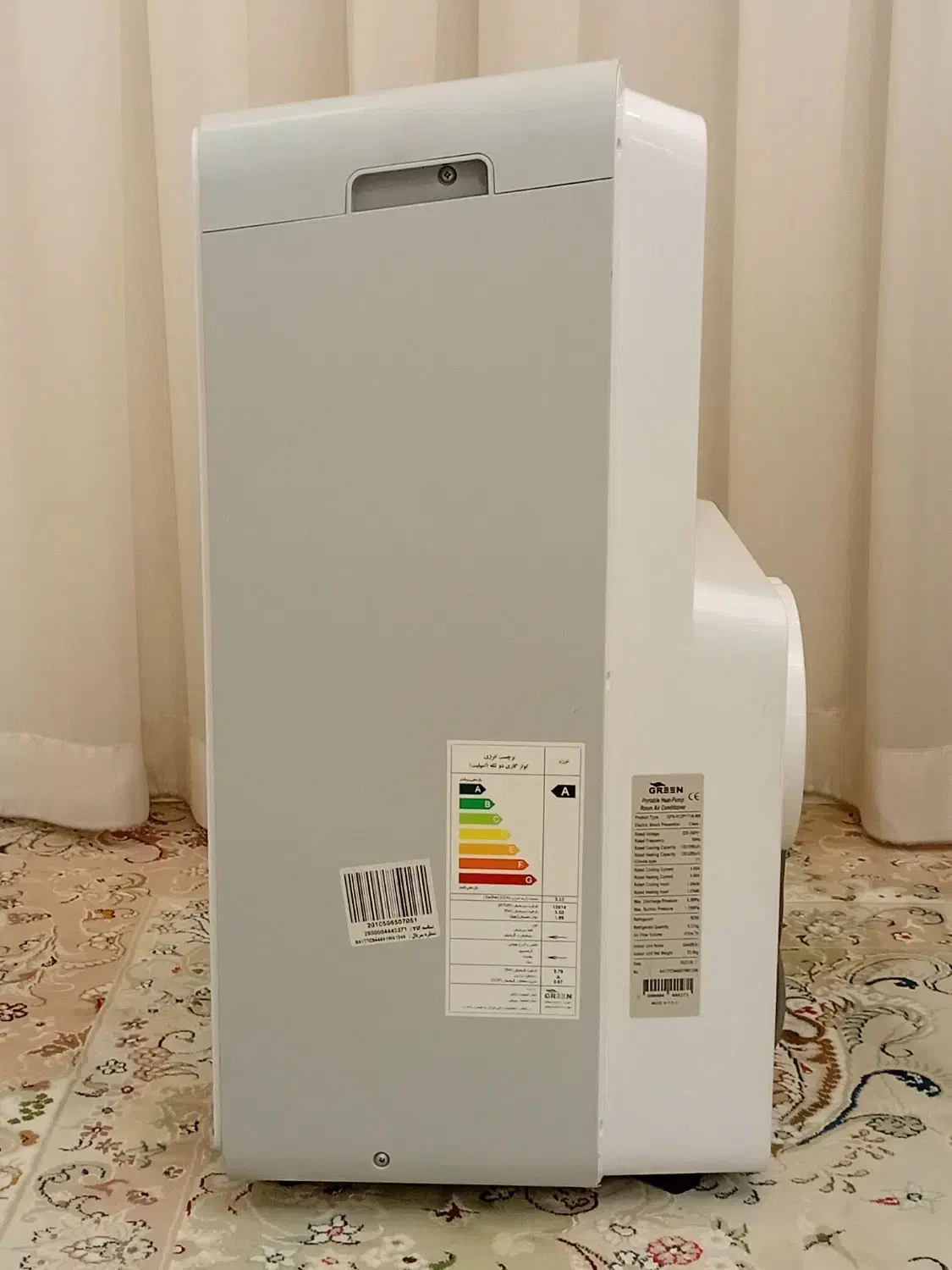 کولر گازی پرتابل گرین ۱۲۰۰۰ ، سرما و گرما|کولر گازی و فن‌کوئل|تهران, گلستان (شهرک راه آهن)|دیوار
