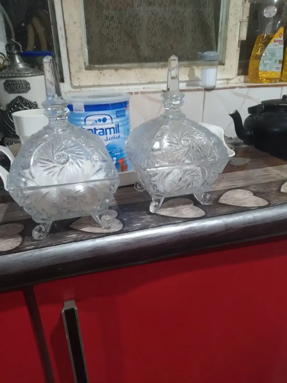 ۲ عدد قندان ...متن مهم|ظروف سرو و پذیرایی|تهران, امام حسین|دیوار