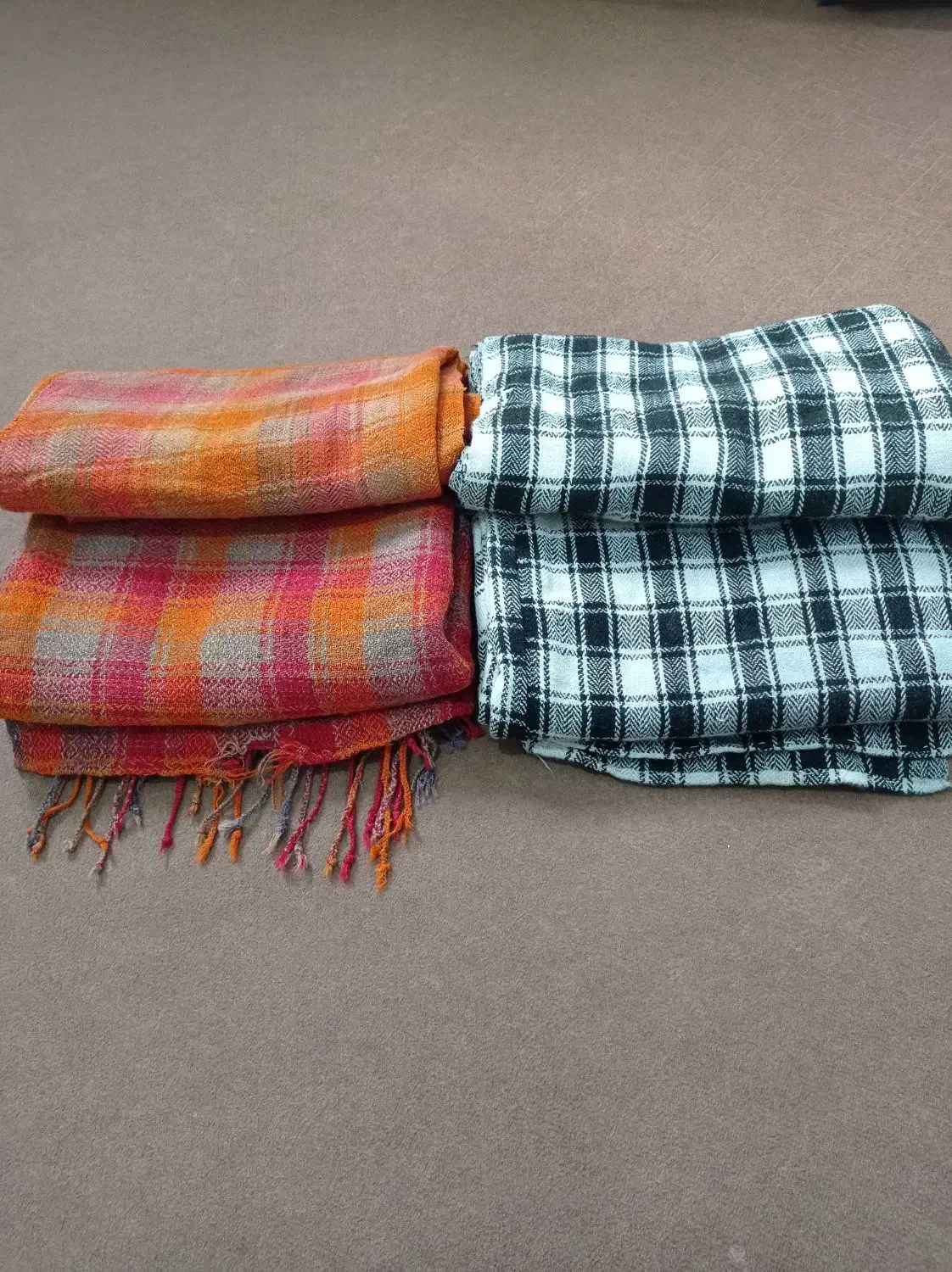 چهار عدد موج دست بافت قدیمی|گلیم، جاجیم، گبه|سنندج, |دیوار