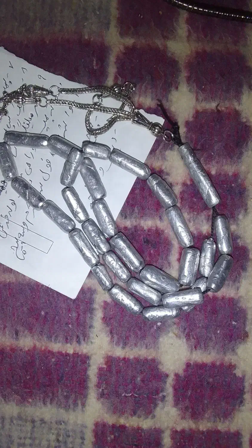 سلام تسبیح قدیم تقریبا ۳۰سال داریمش|کلکسیون اشیاء عتیقه|اهواز, ملاشیه|دیوار