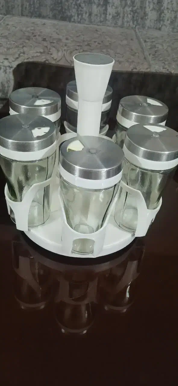 جا ادویه چرخشی|ظروف نگهدارنده، پلاستیکی، یکبارمصرف|اصفهان, مارچین|دیوار