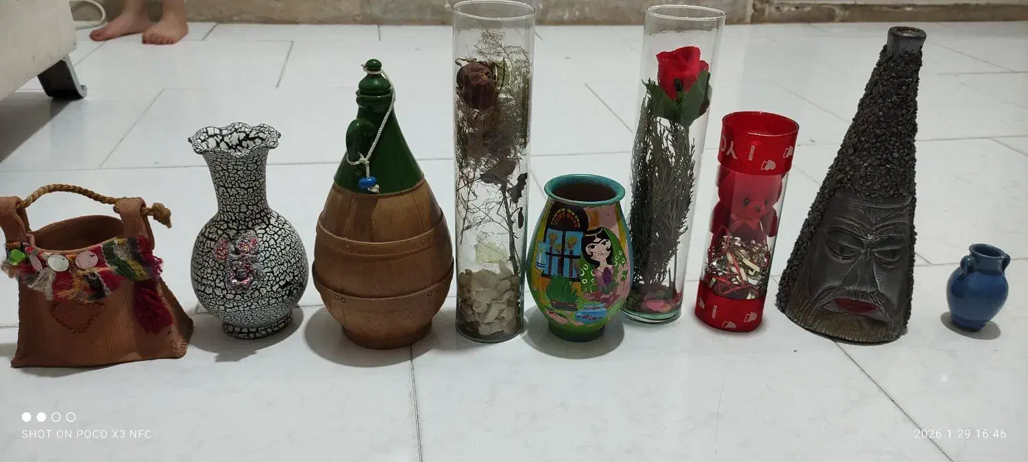 بطری شیشه|صنایع دستی و سایر لوازم تزئینی|تهران, صفا|دیوار