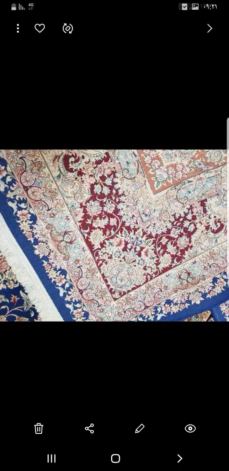 فرش  ۹  متری ماشینی ابریشم بافت|فرش|تهران, امامت|دیوار