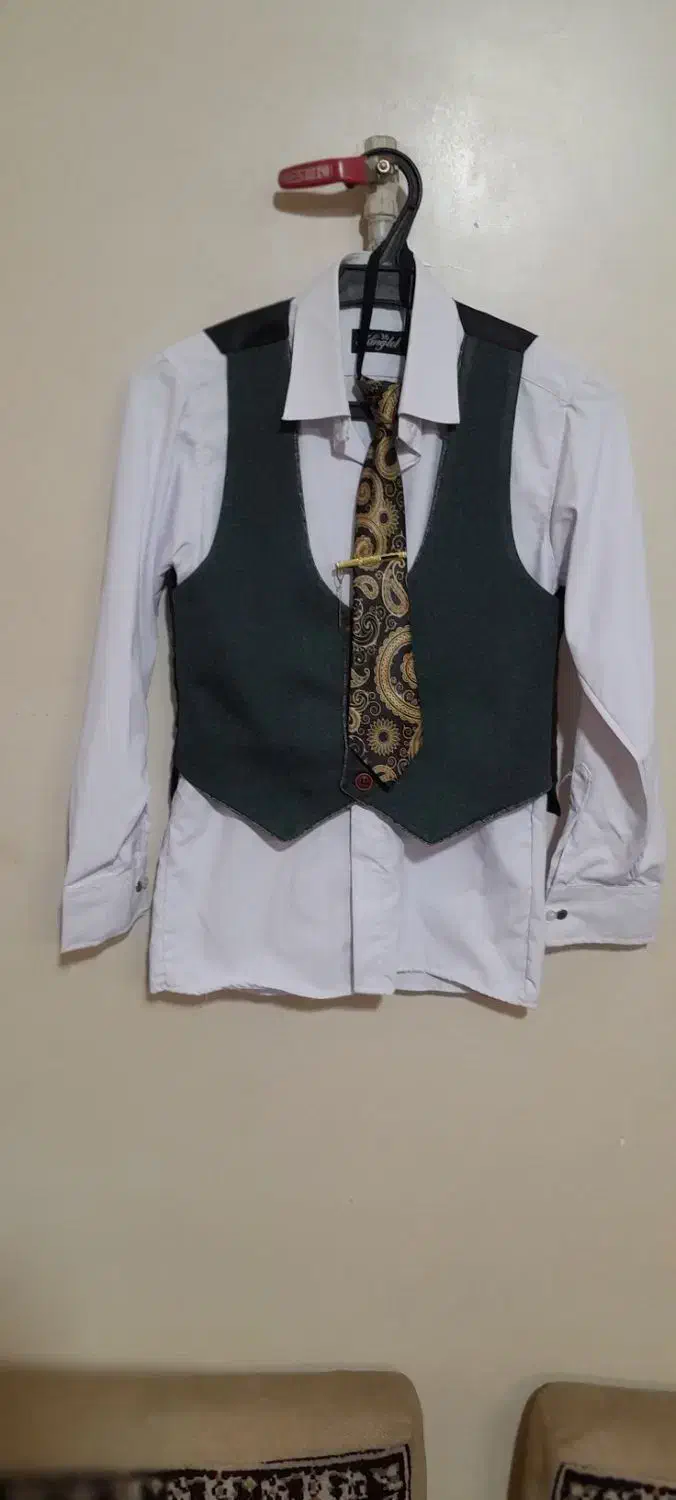 ست کت وشلوار همراه کمربند وکفش|لباس|بهارستان, |دیوار