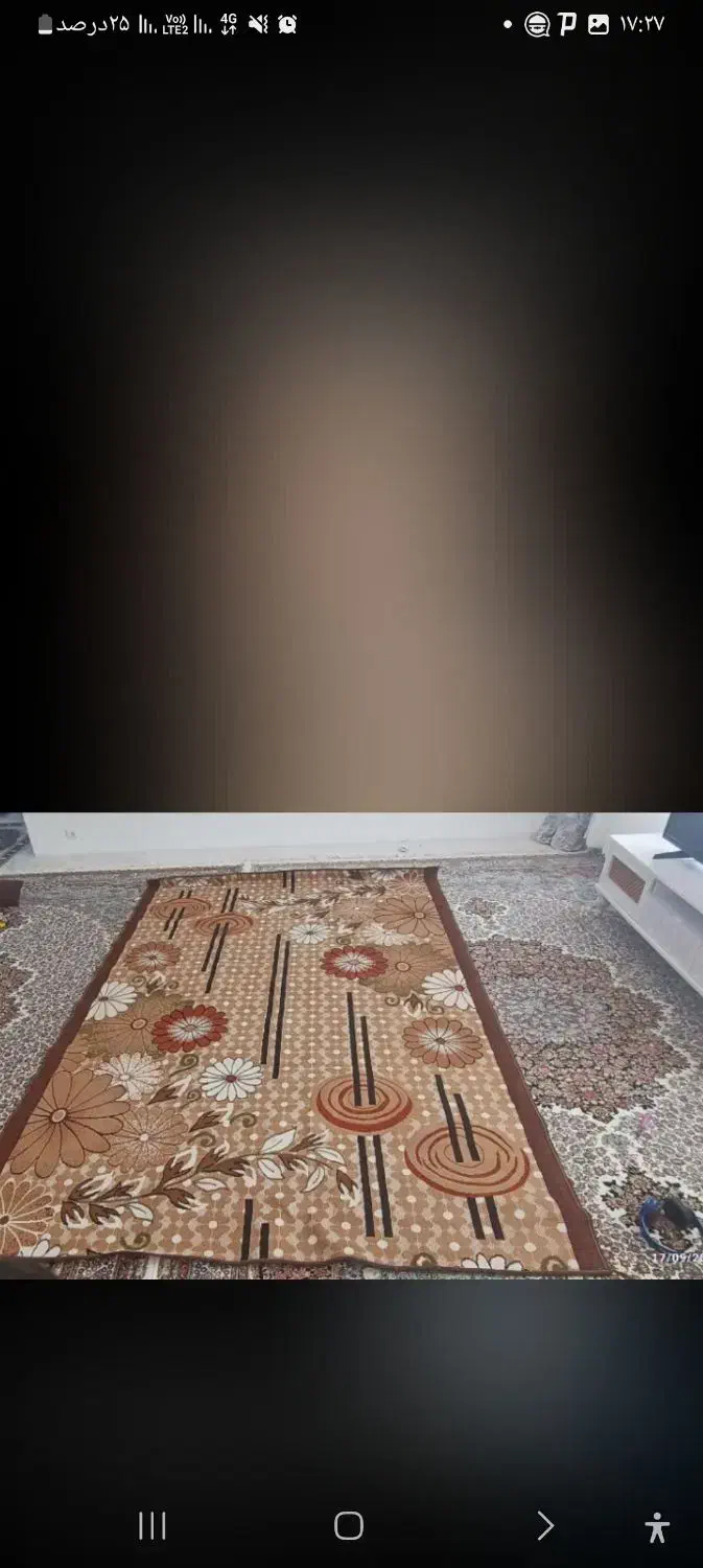 گلیم فرش ۶ متری نو|فرش|صحنه, |دیوار