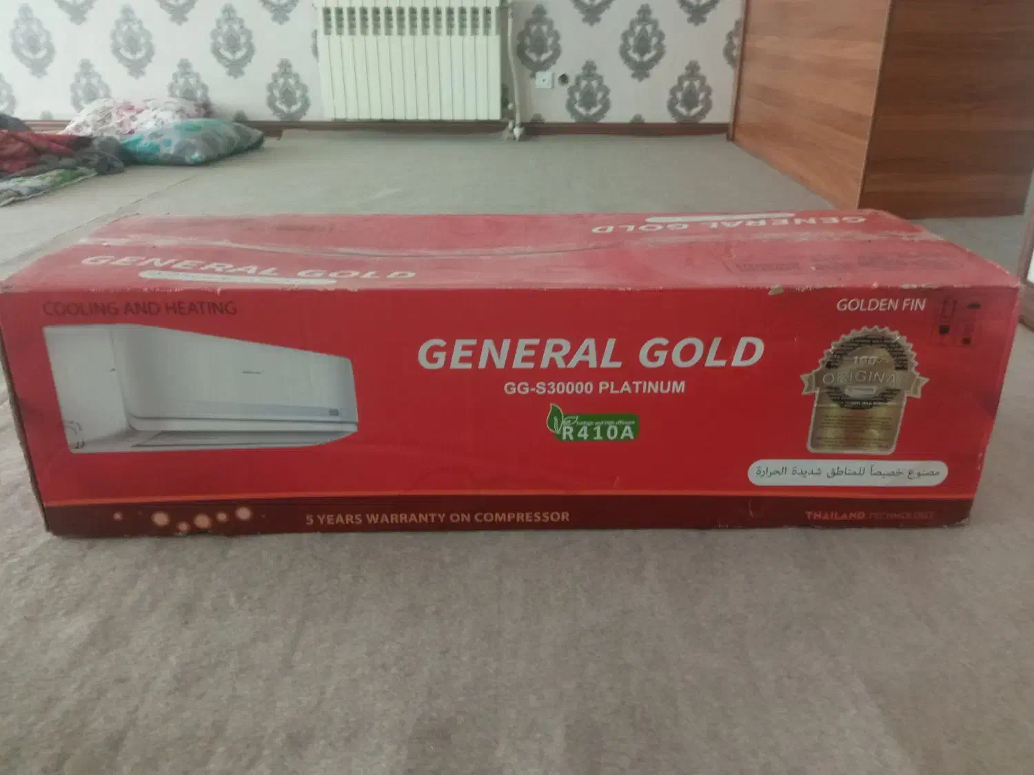 کولر گازی اسپیلت 30 هزار جنرال گلد|کولر گازی و فن‌کوئل|نجف‌آباد, ویلاشهر|دیوار