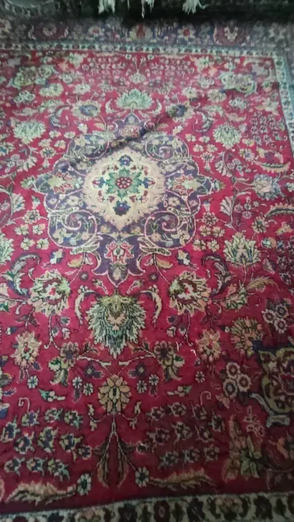 فرش دستباف دوتا ۶متری یه گل و۱عدد ۹متری|فرش|لاهیجان, بازکیاگوراب|دیوار