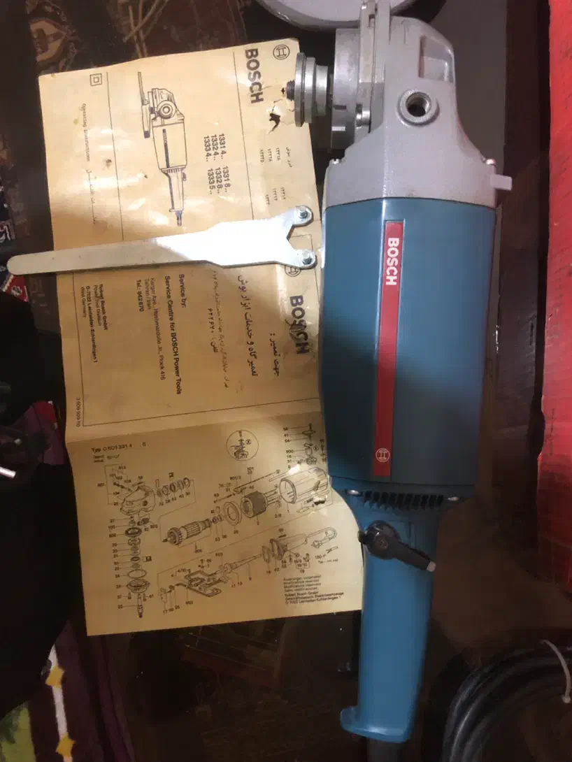 سنگ فرز بوش آلمانی، نو و اصل|ابزارآلات|تهران, فلسطین (میدان انقلاب)|دیوار