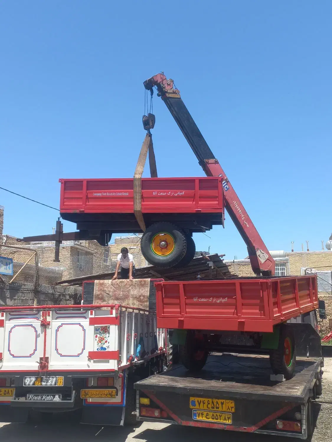 فروش انواع تریلی تراکتور دو چرخ و جفت چرخ.صادراتی|قطعات یدکی و لوازم جانبی|مرودشت, دولت آباد|دیوار