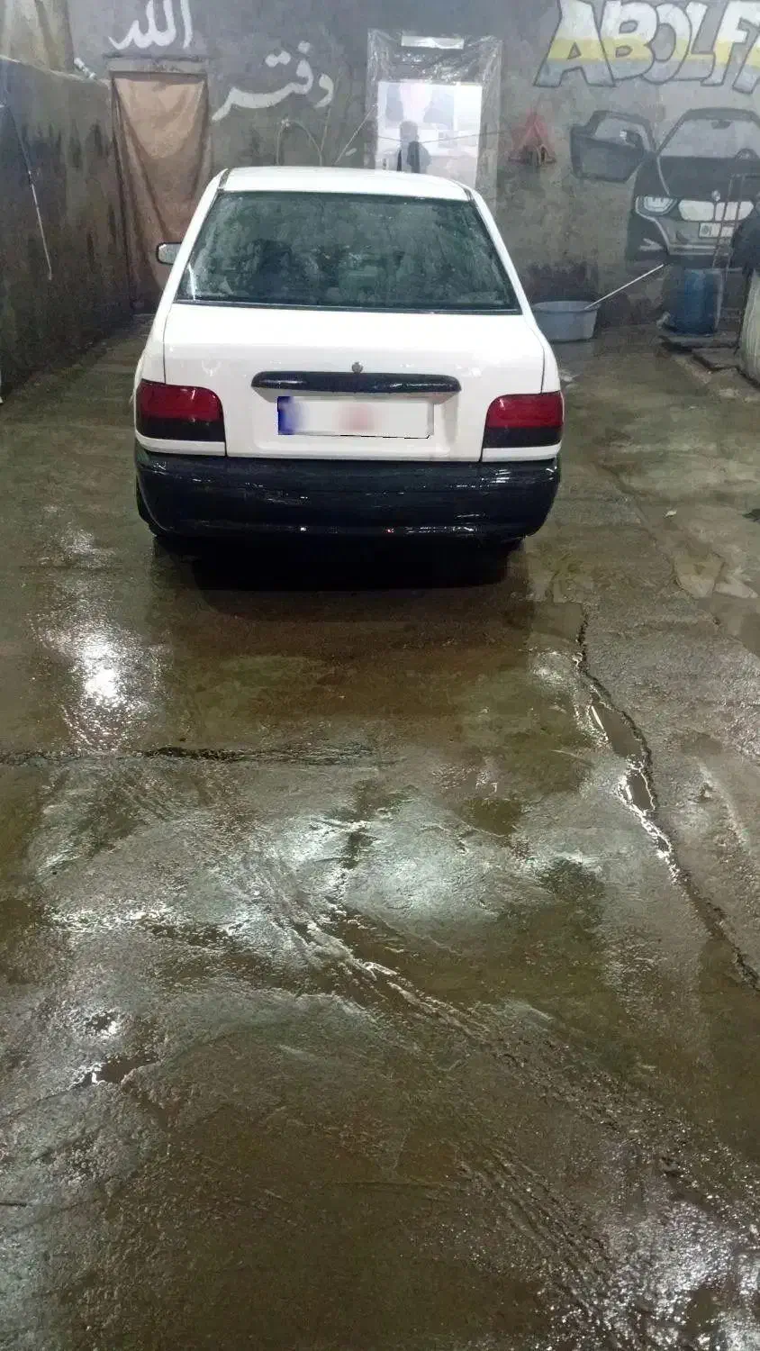 پراید ۸۷ سفید|خودرو سواری و وانت|قزوین, |دیوار