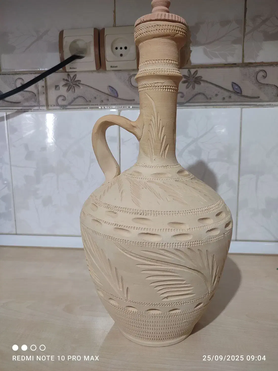 کوزه سفالی وترازو آشپزخانه|ظروف سرو و پذیرایی|خرمشهر, |دیوار