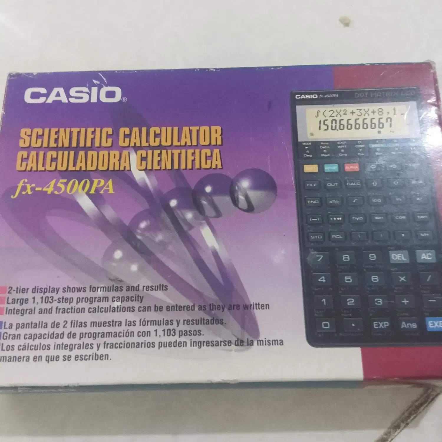 ماشین حساب کاسیوfx4500 مهندسی|لوازم التحریر|سنندج, |دیوار