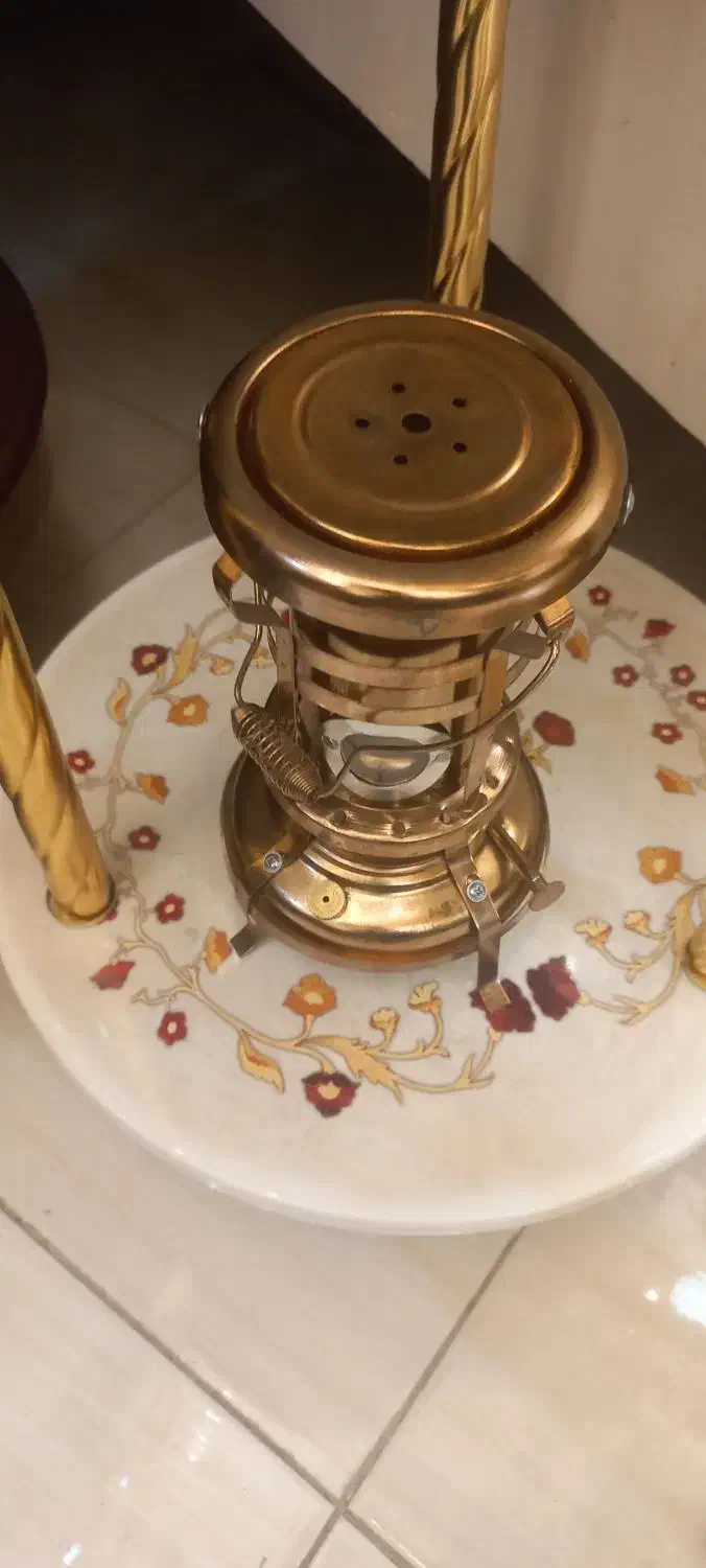 علاالدین نفتی نو رنگ مسی|کلکسیون اشیاء عتیقه|خوی, |دیوار