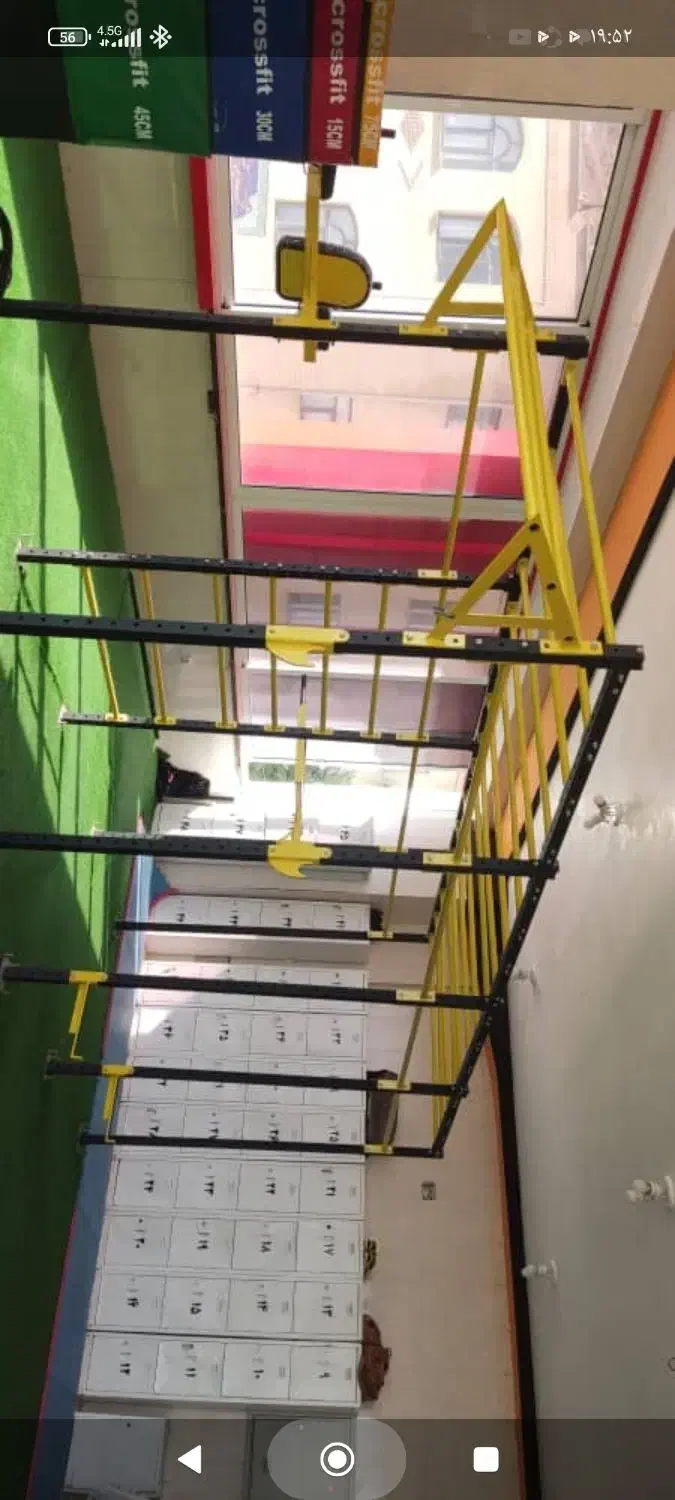 سازه کراس فیت در حد. نو 5متری|تجهیزات ورزشی|سمیرم, |دیوار