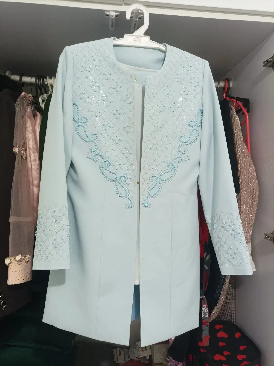 کت شلوار مجلسی سنگ دوزی شده سایز ۳۶ ۳۸|لباس|تهران, عباسی|دیوار