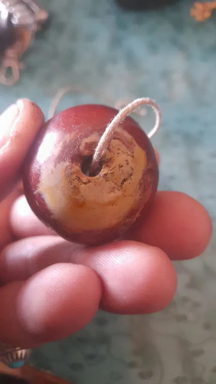 مهره کهنه اصل،زیرخاکی درشت|جواهرات|ازنا, |دیوار