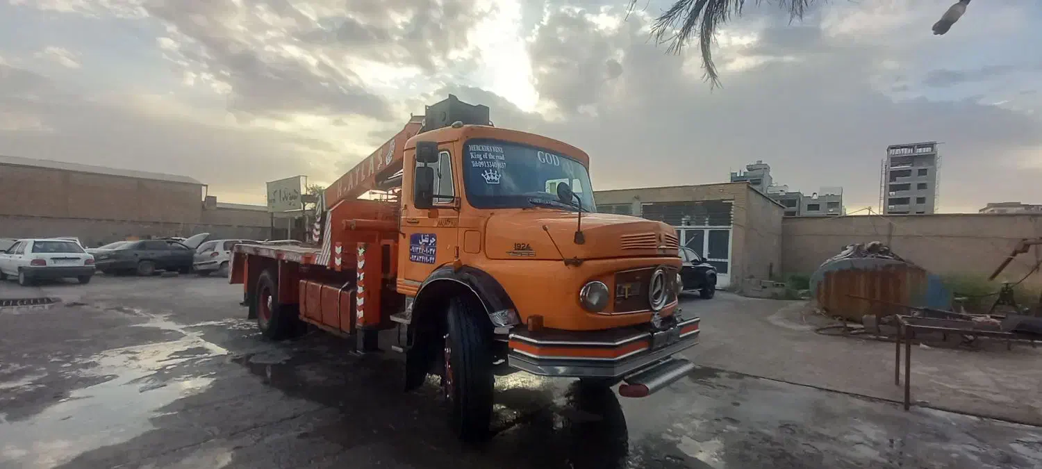 جرثقیل بنز تک دستگاه ۸تن اصفهان|خودرو سنگین|کرمان, |دیوار