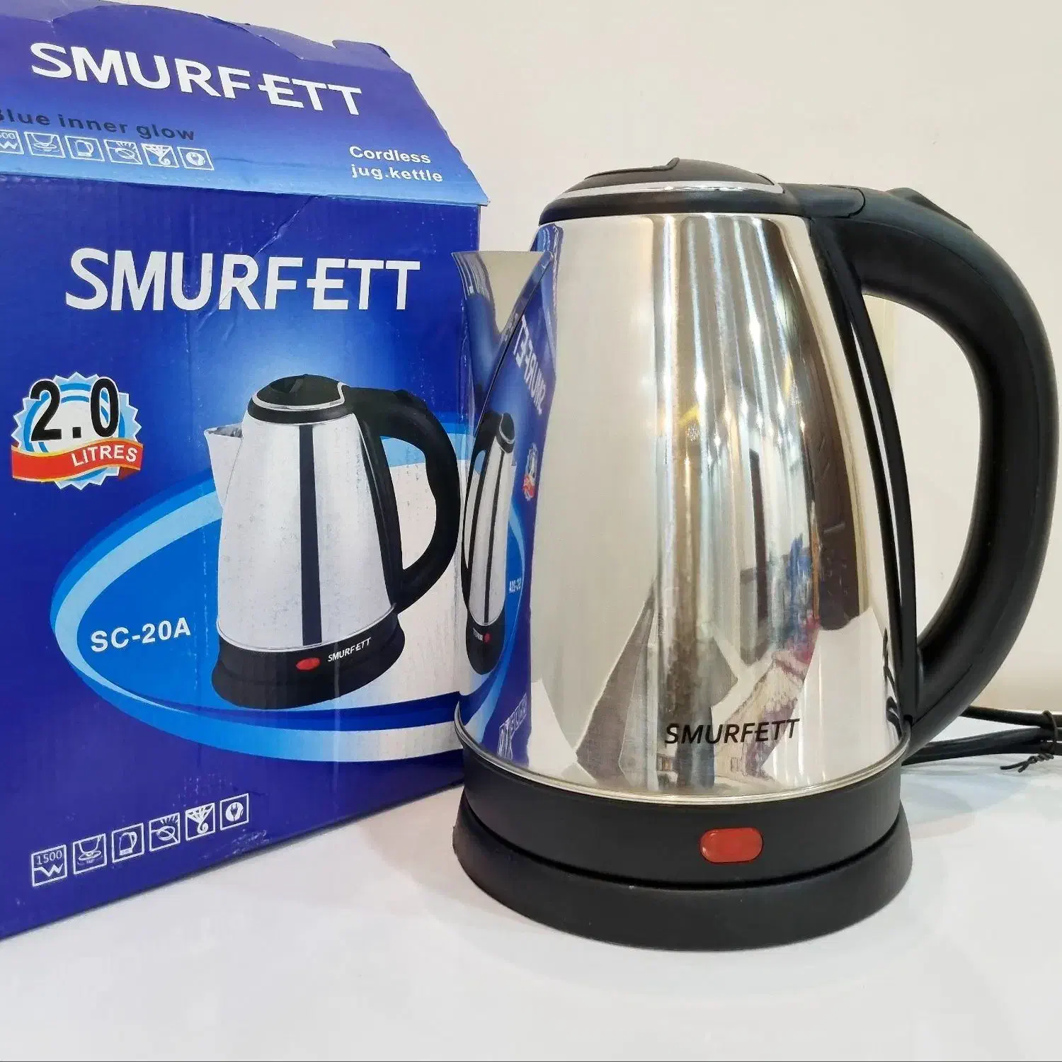 کتری برقی smurfet لیسانس ایتالیا چایساز چای ساز|سماور، چای‌ساز، قهوه‌ساز|تهران, تهران‌نو|دیوار