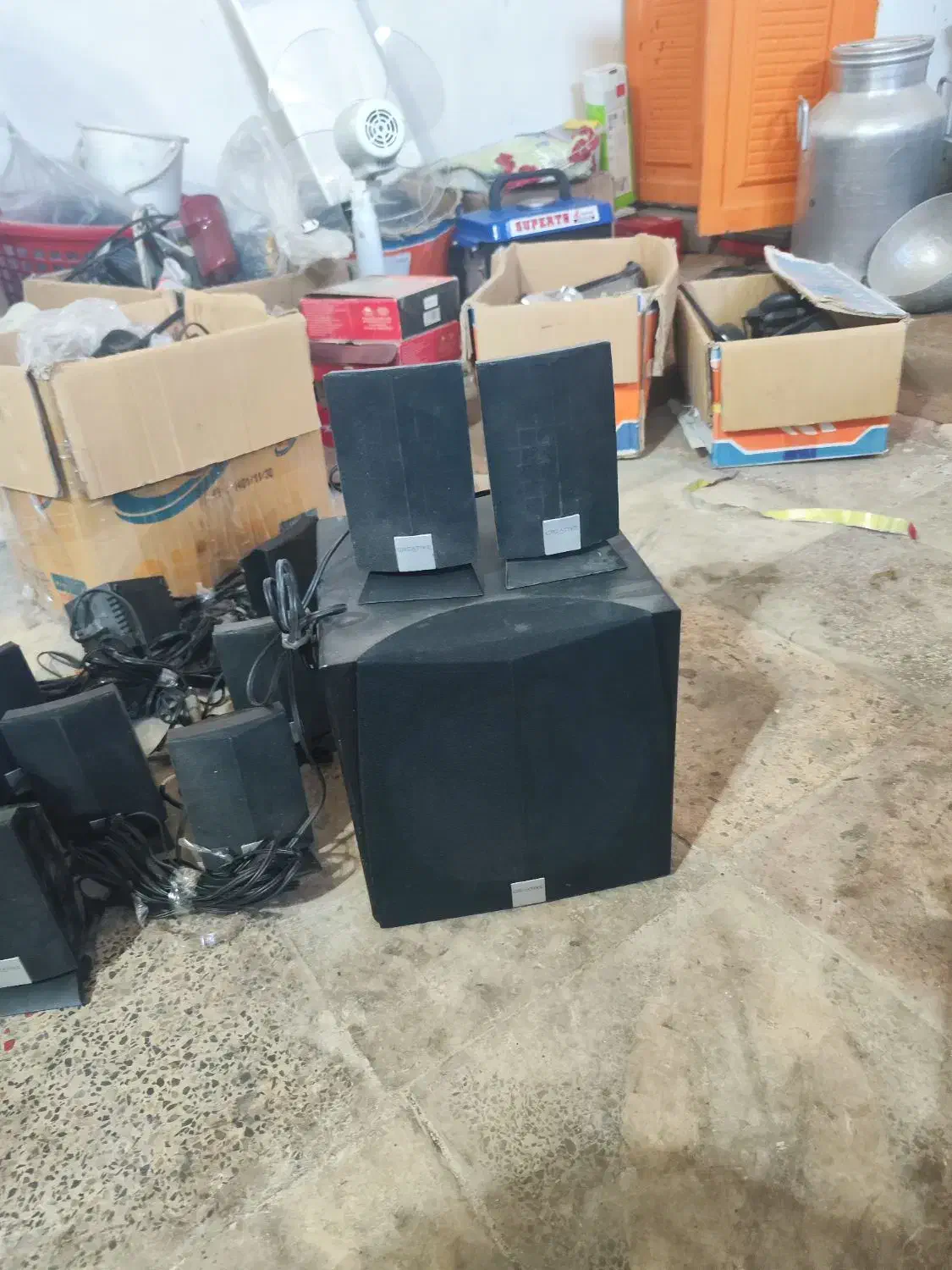 بلندگو کرتیو|سیستم صوتی خانگی|شیراز, باجگاه|دیوار