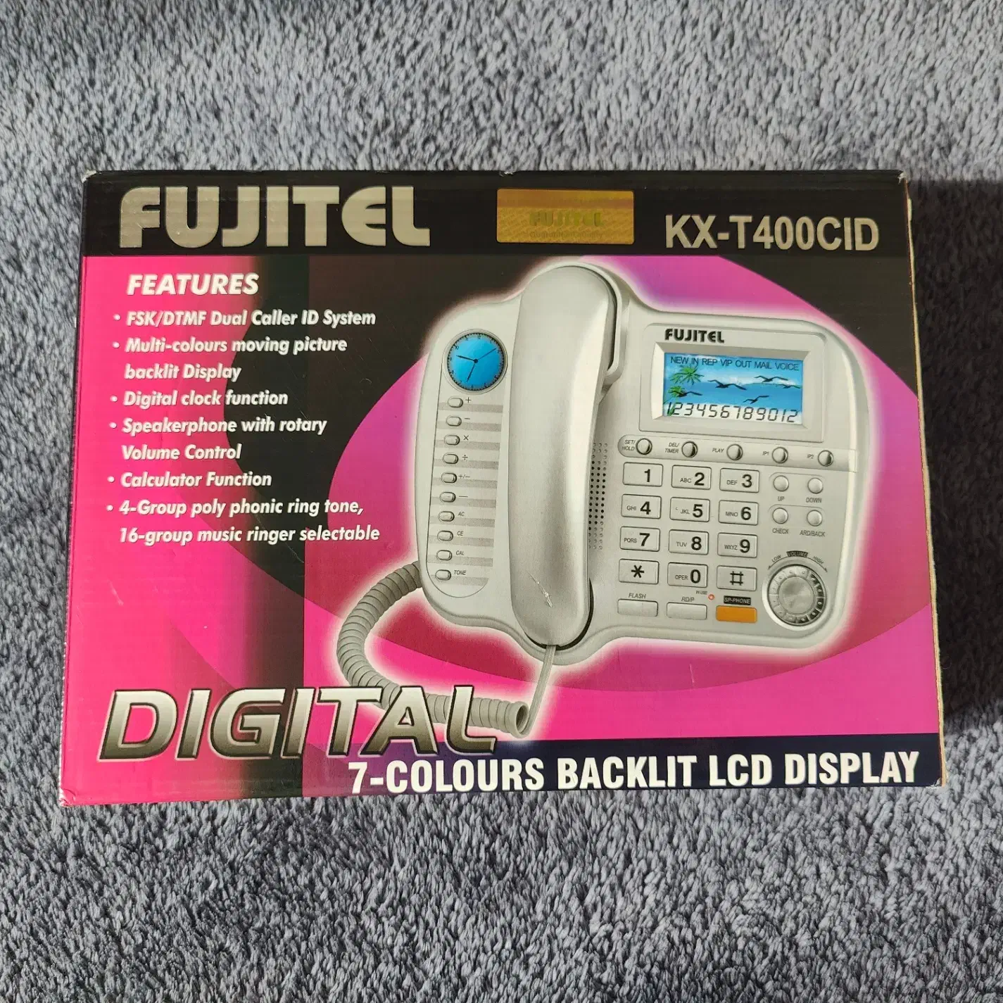 تلفن رومیزی فوجیتل Fujitel KX-T400CID نو و آکبند|تلفن رومیزی|تهران, سازمان برنامه جنوبی|دیوار