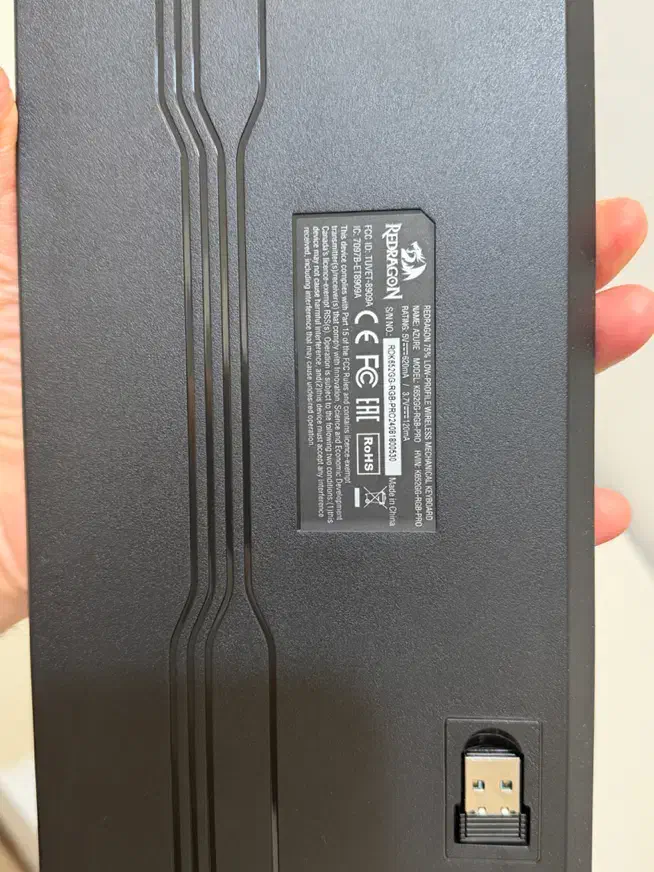 کیبورد ردراگون Azure K652 Pro RGB Mac/Windows|قطعات و لوازم جانبی رایانه|ساری, |دیوار