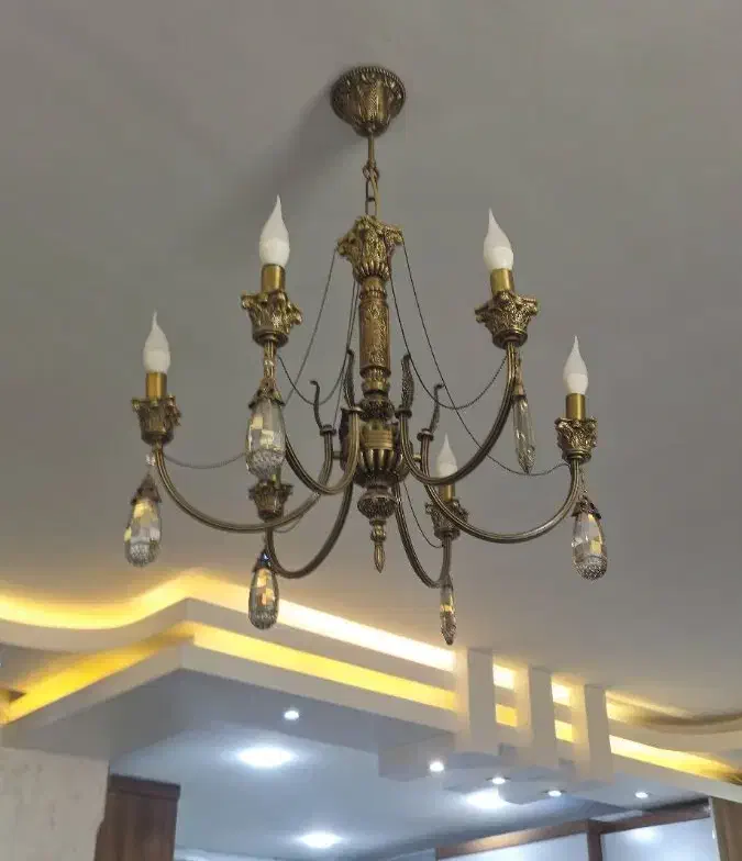 لوستر برنز|لوستر و چراغ آویز|اصفهان, سپاهانشهر|دیوار