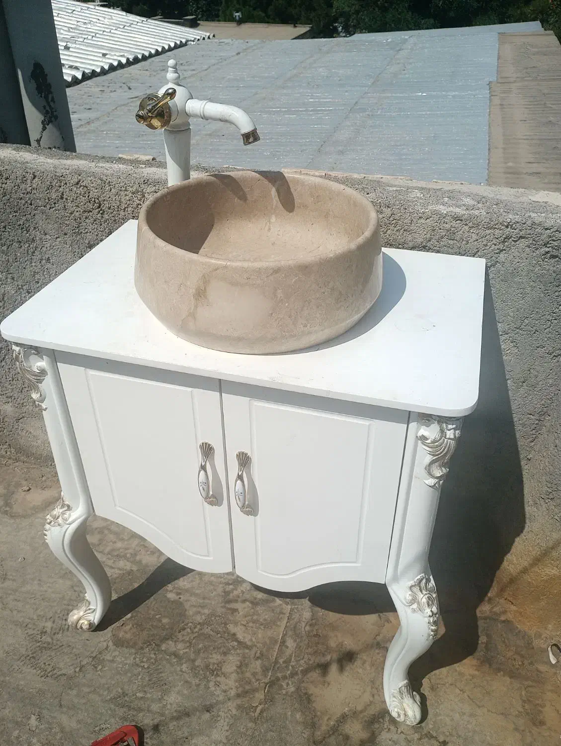 روشور سرامیکی با شیرآلات شیک|لوازم سرویس بهداشتی|مشهد, شهرک ابوذر|دیوار