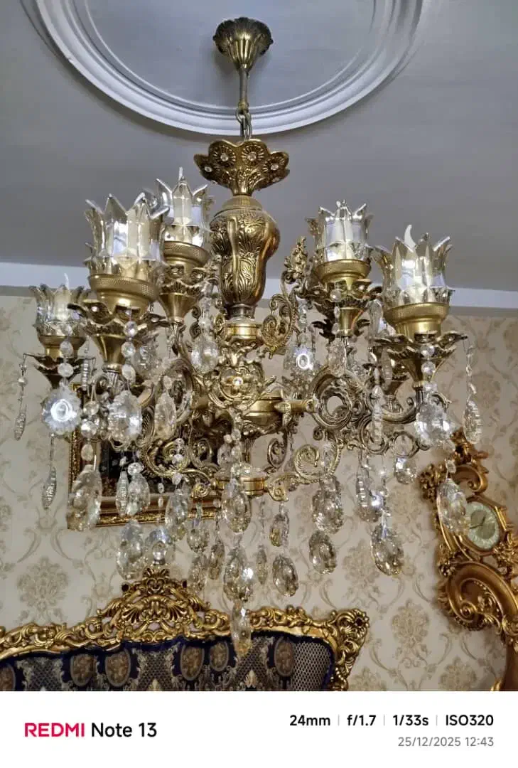 لوستر|لوستر و چراغ آویز|تهران, امام زاده حسن|دیوار