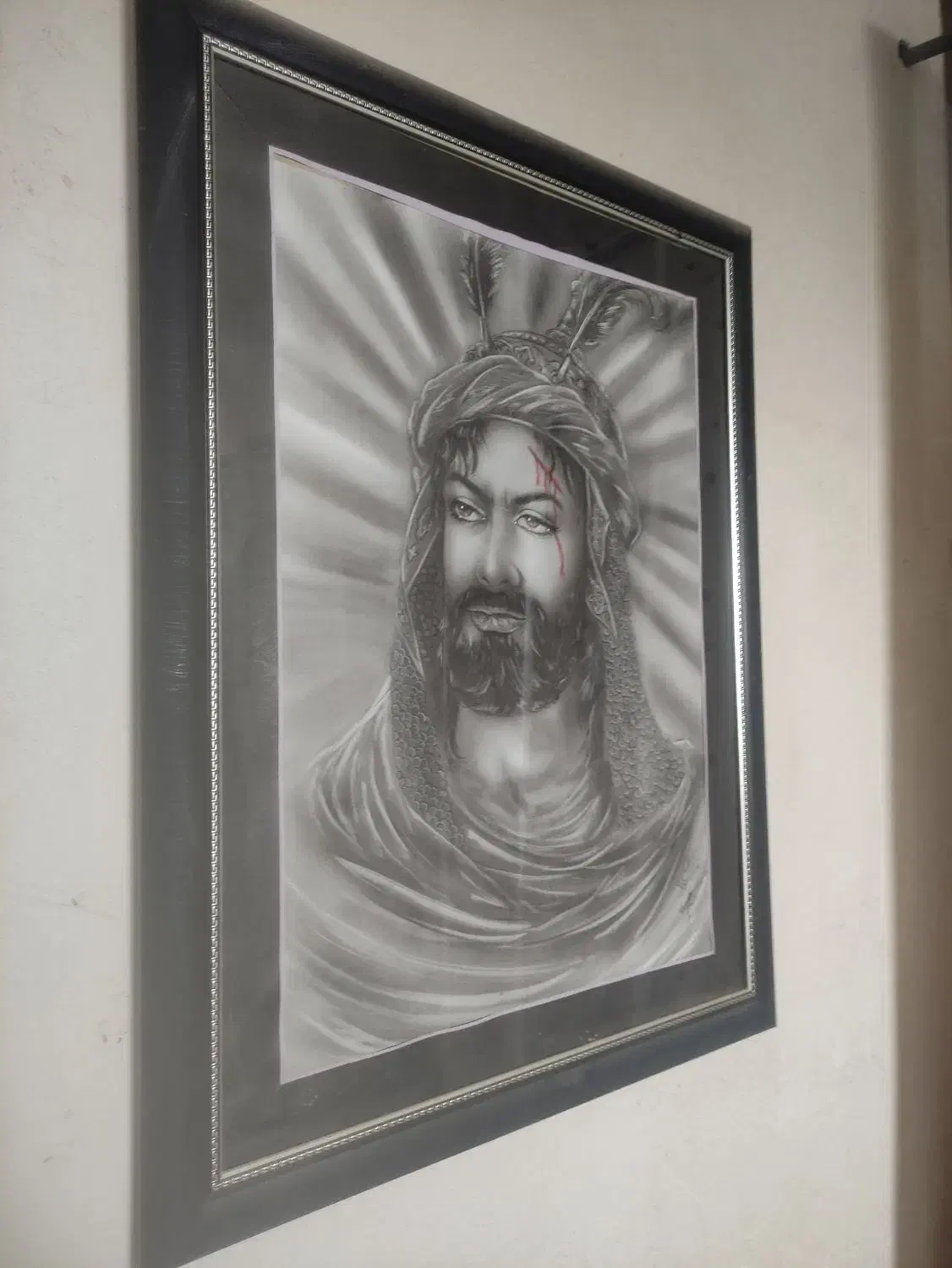 سیاه قلم|تابلو، نقاشی، عکس|برخوار, |دیوار