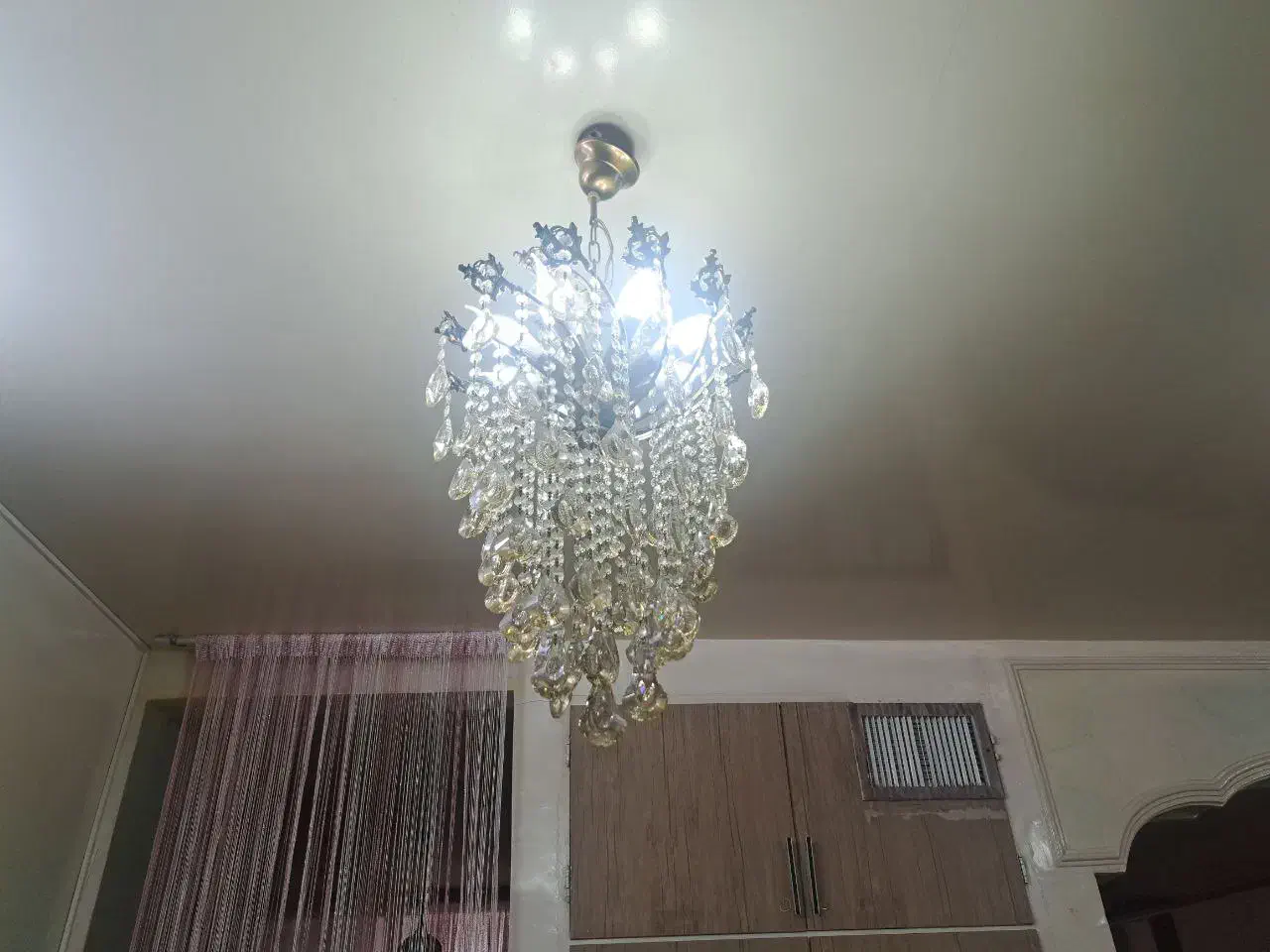 لوستر کریستالی|لوستر و چراغ آویز|اسلامشهر, شهرک قائمیه|دیوار