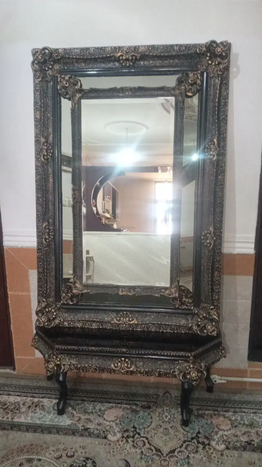 آیینه کنسول|بوفه، ویترین، کنسول|خرم‌آباد, |دیوار