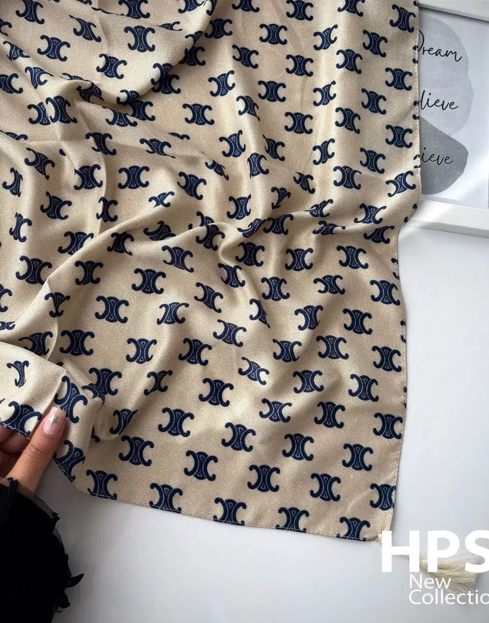 روسری سی اسکارف چهار فصل منگوله دار|لباس|رباطکریم, رباطکریم|دیوار